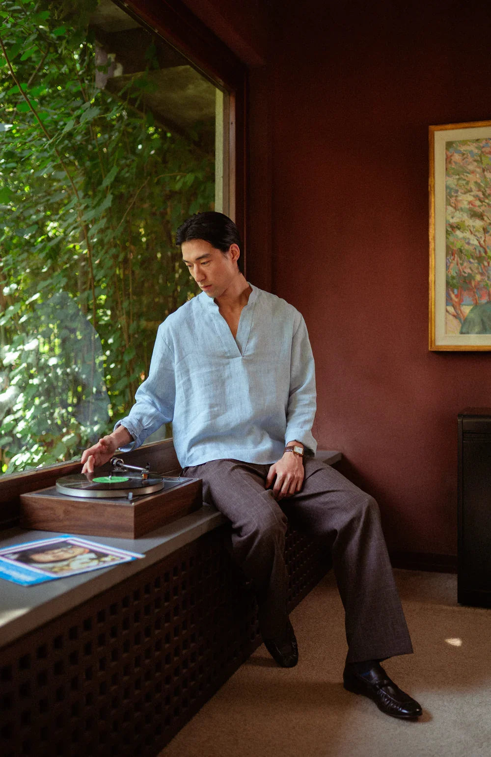 Linen Kurta Shirt