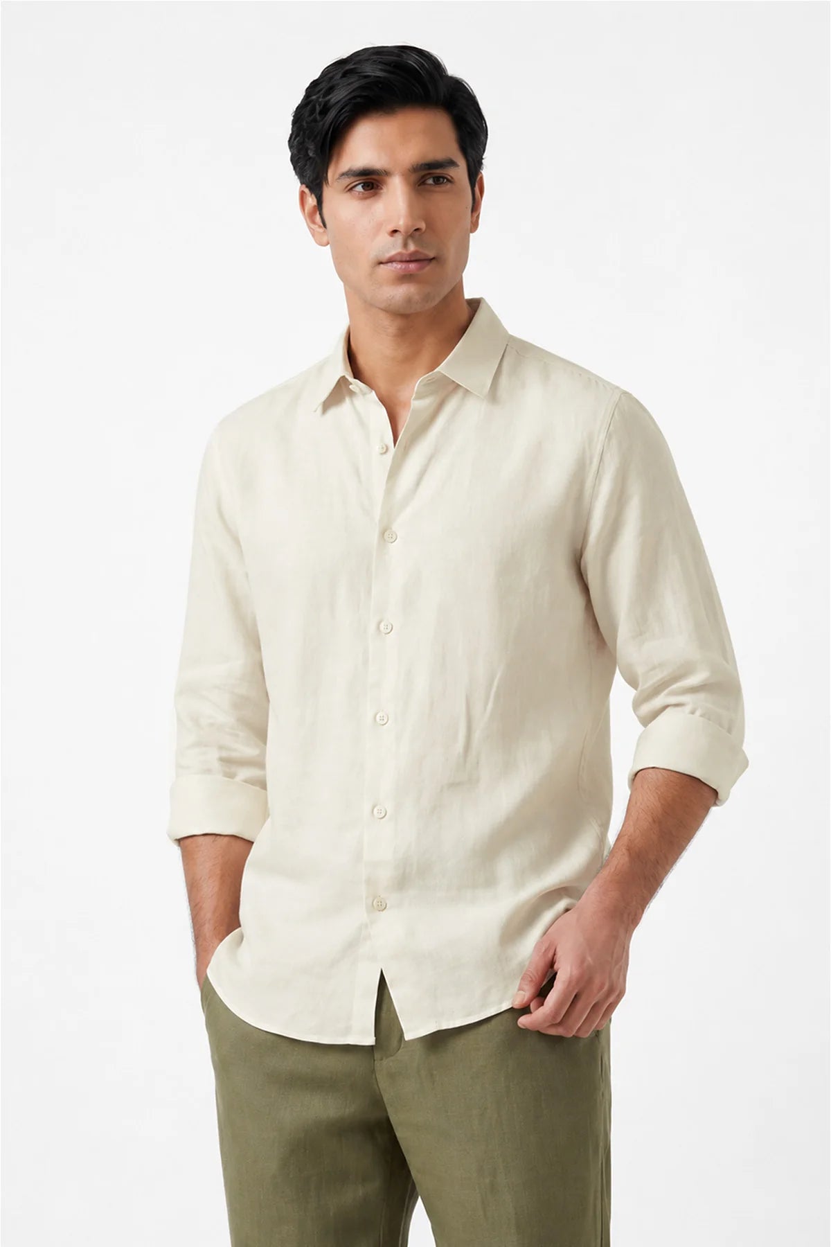 Linen Shirt Natural Ecru
